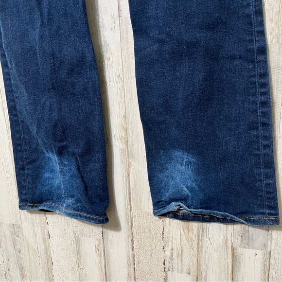 Tory Burch Bootcut Dark Wash Denim Mid Rise‎ Jeans Womens Size 24 - Picture 5 of 7